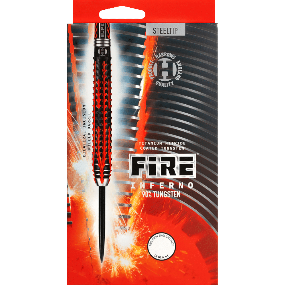 Harrows Fire Inferno Steeldart 90%