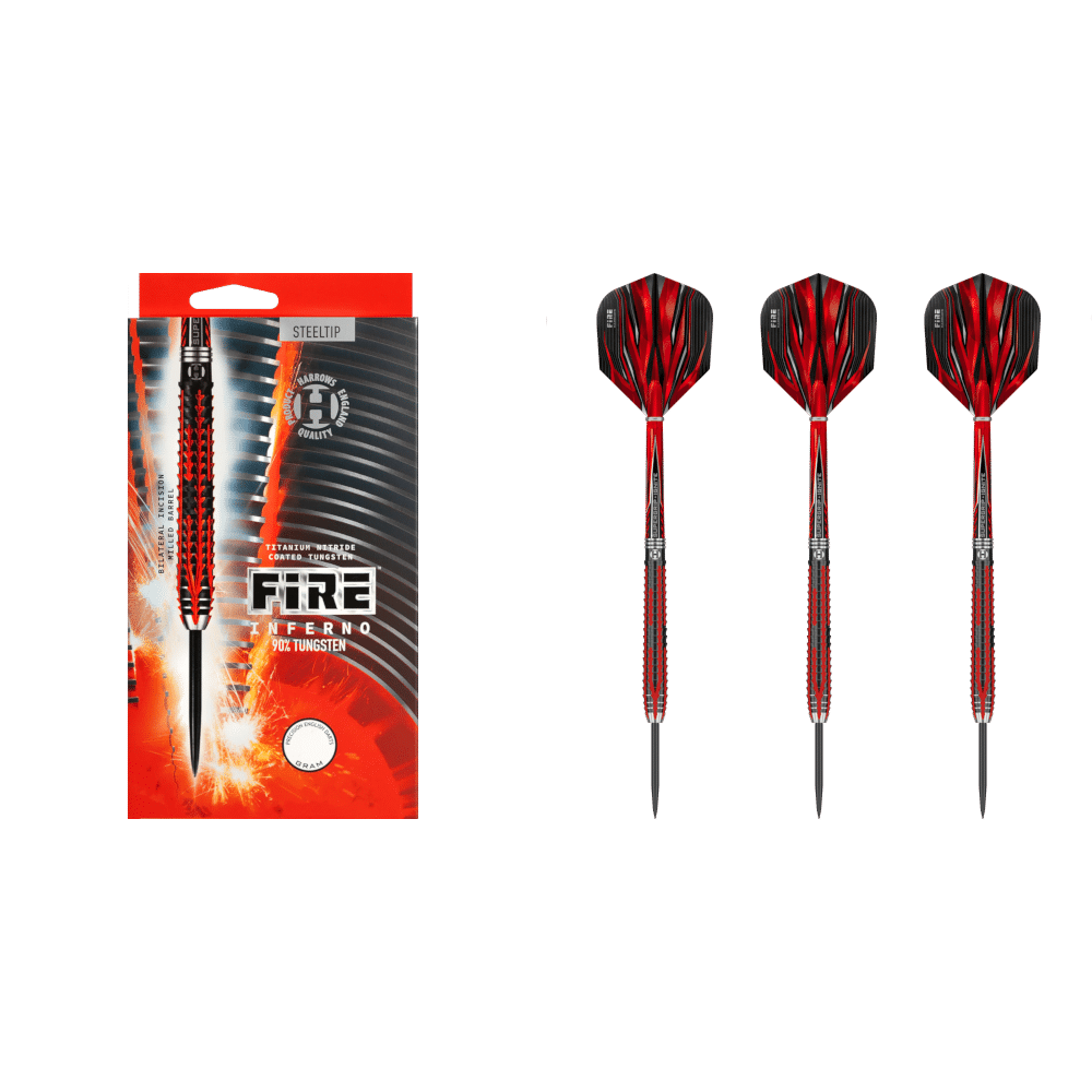 Harrows Fire Inferno Steeldart 90%