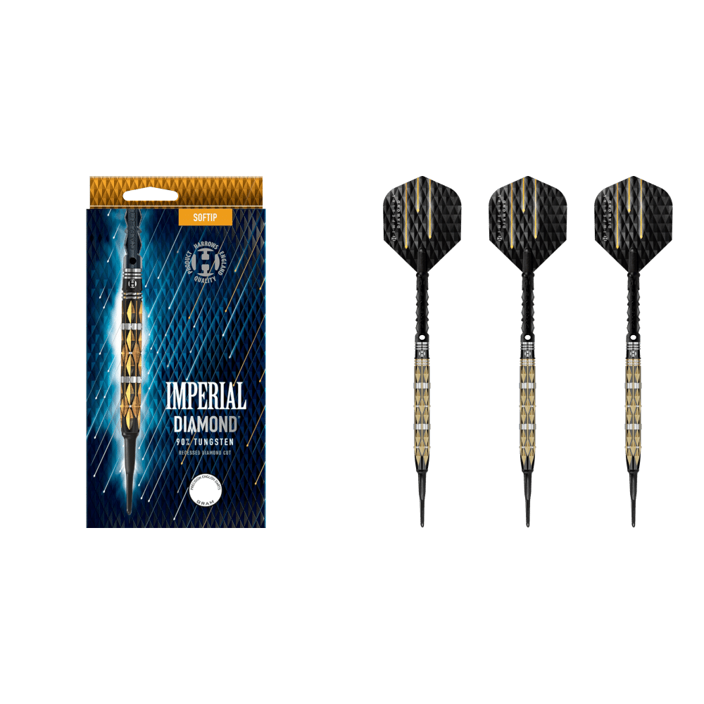 Harrows Imperial Diamond Soft Tip Dart 90%