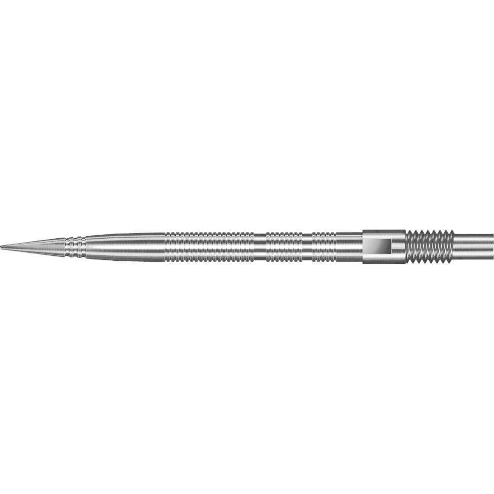 Harrows Micro Grip Quick Point Spitzen – 26mm Silber