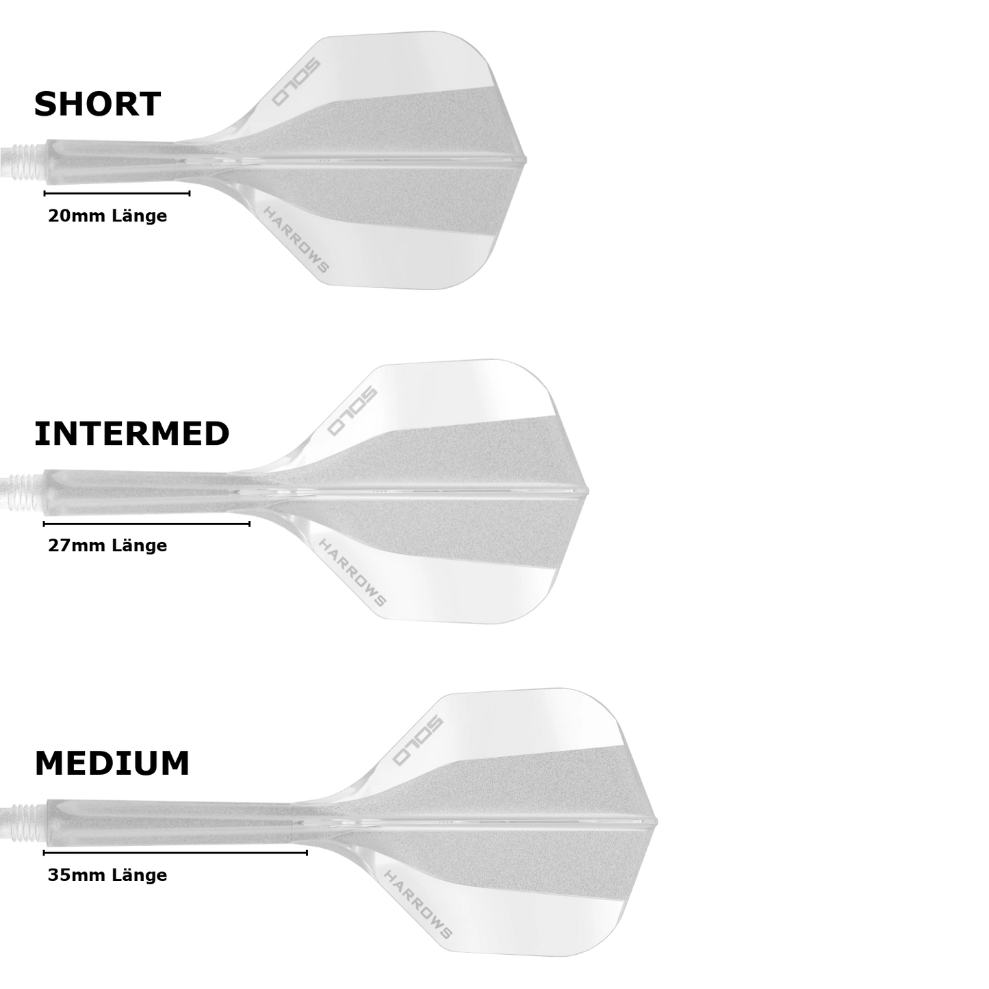 Harrows Solo Small Standard No.6 Flight Shaft System