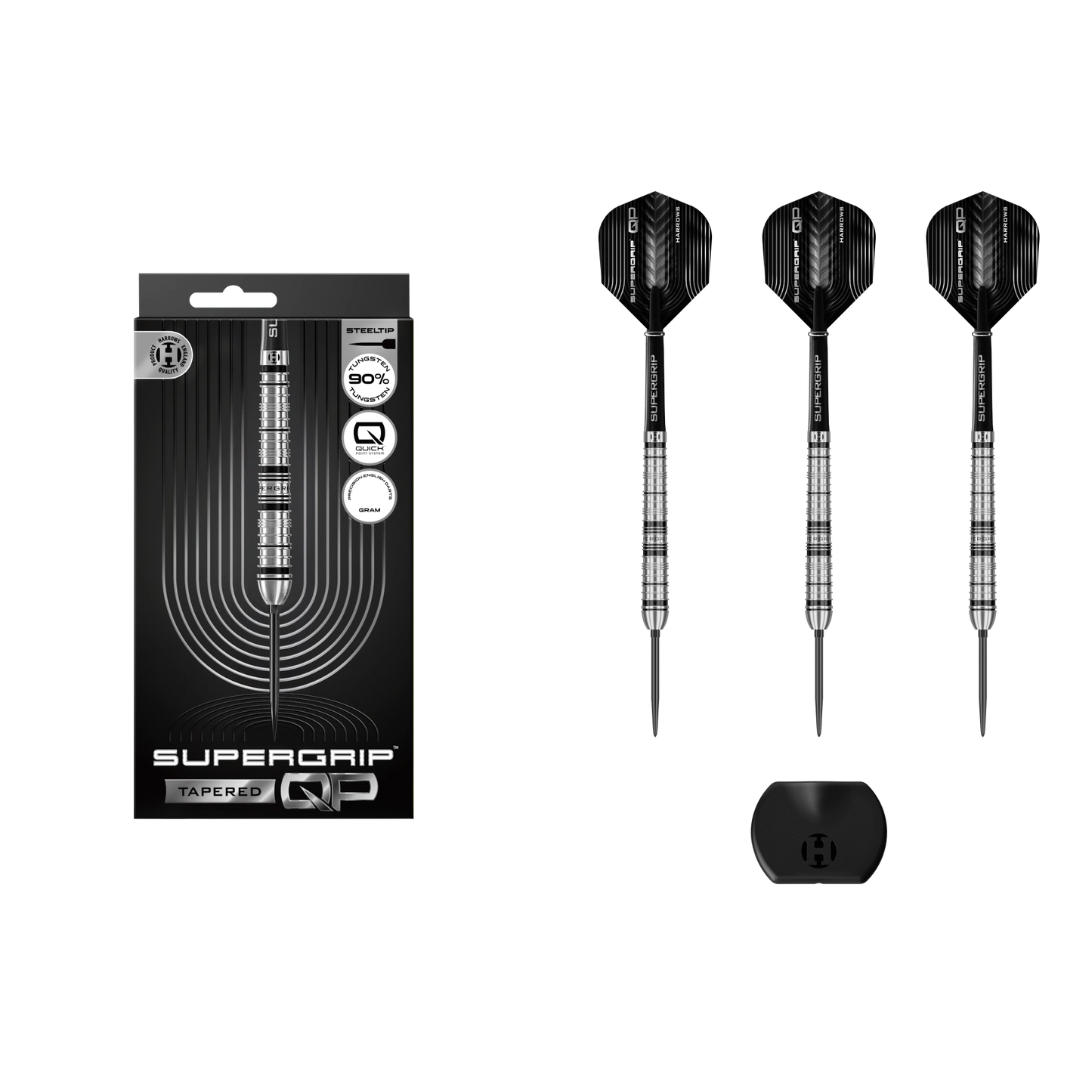 Harrows Supergrip Tapered Quick Point Steel Dart 90%