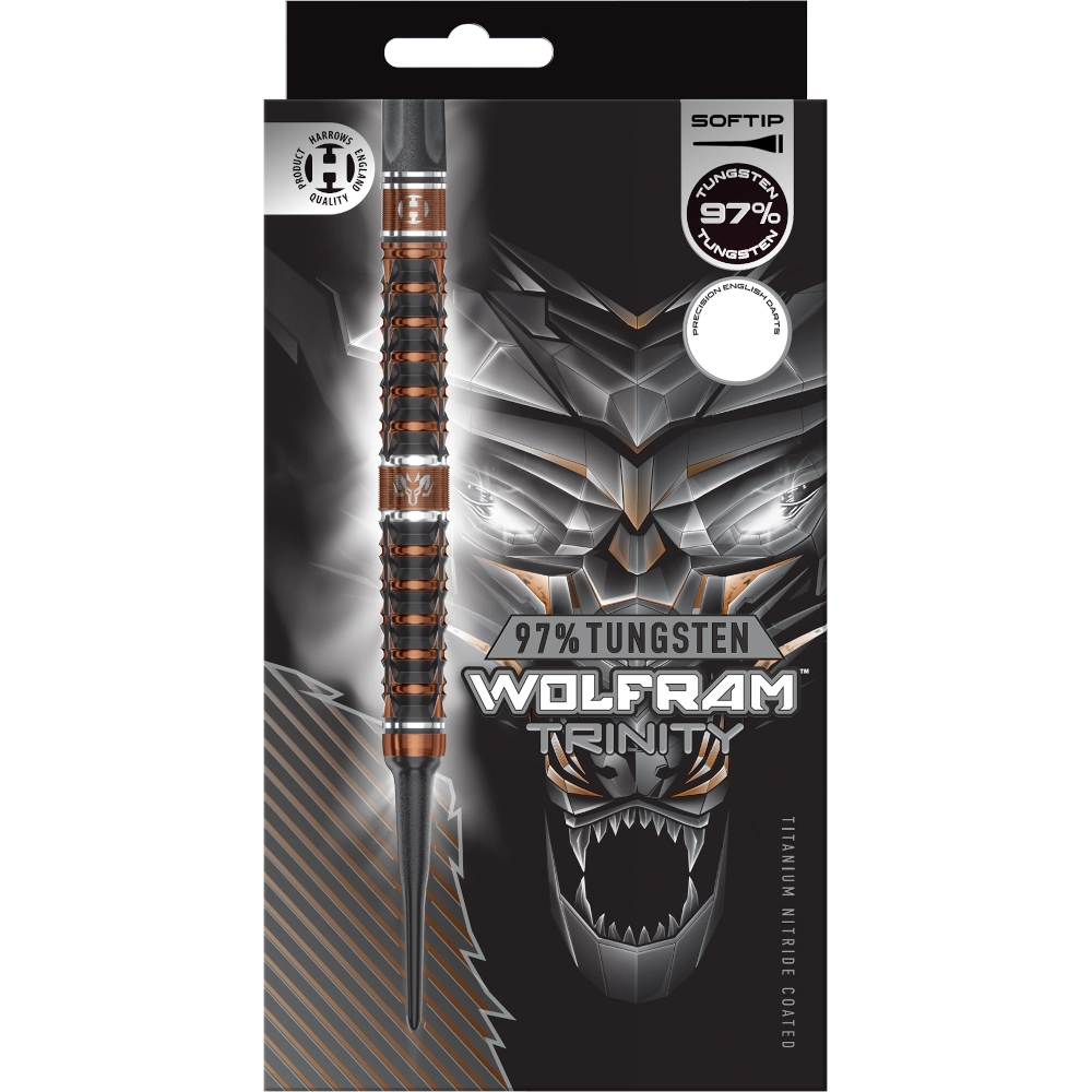 Harrows Wolfram Trinity Soft Tip Dart 97%