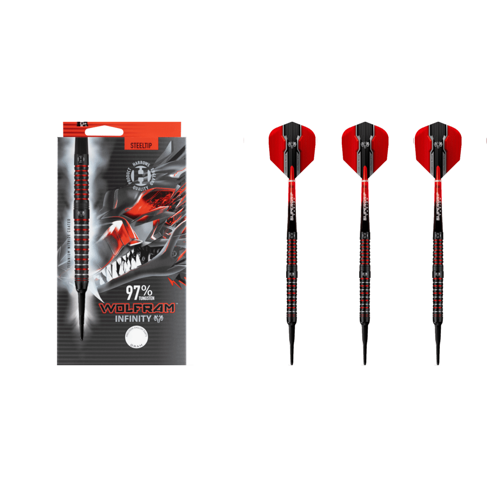 Harrows Wolfram Infinity Soft Tip Dart 97%