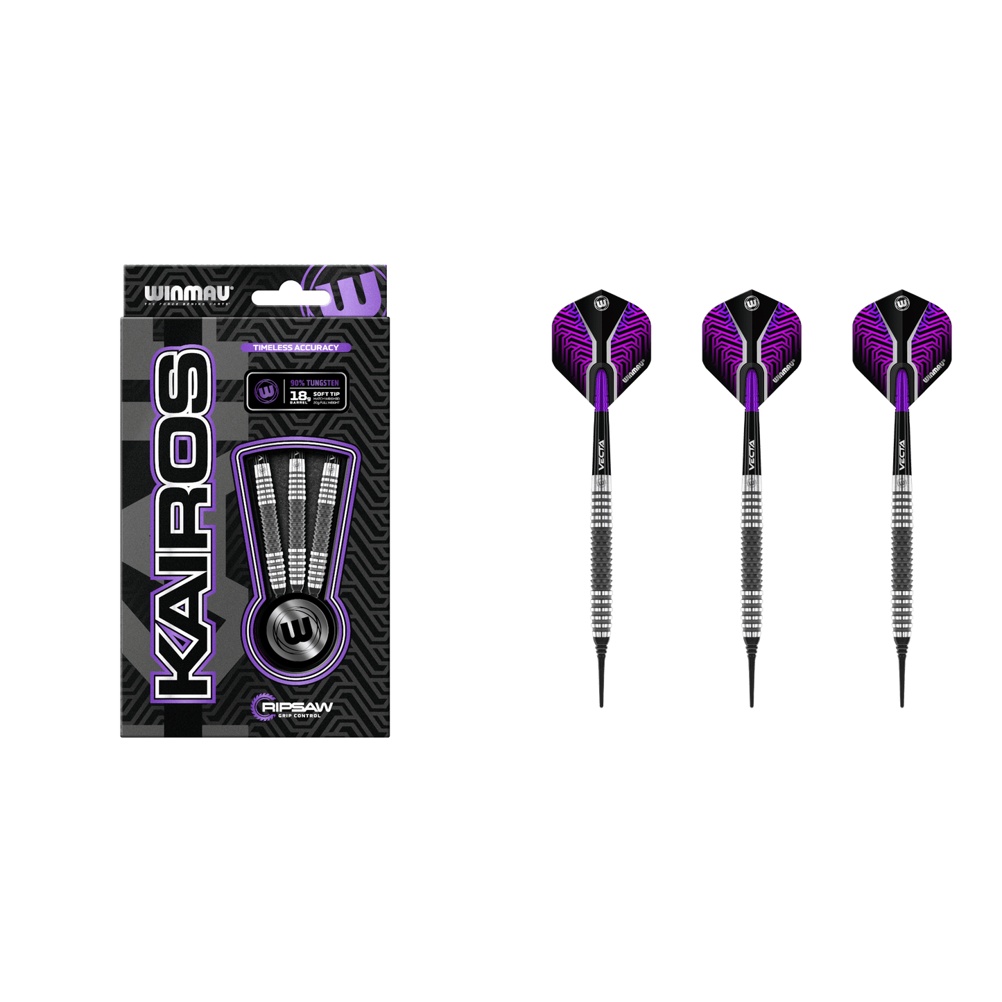 Winmau Kairos 02 Soft Tip Darts 90%