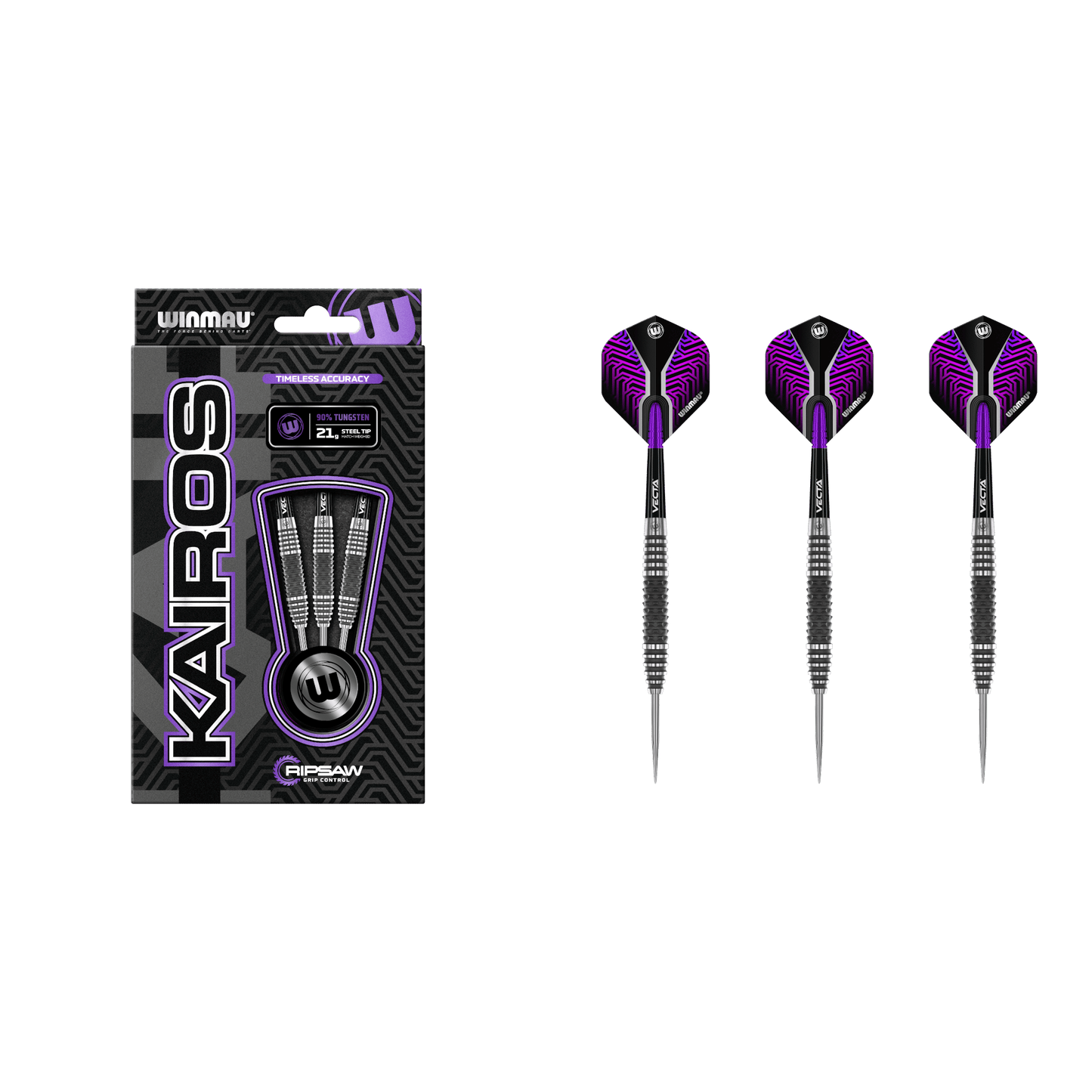 Winmau Kairos 02 Steel Tip Darts 90%