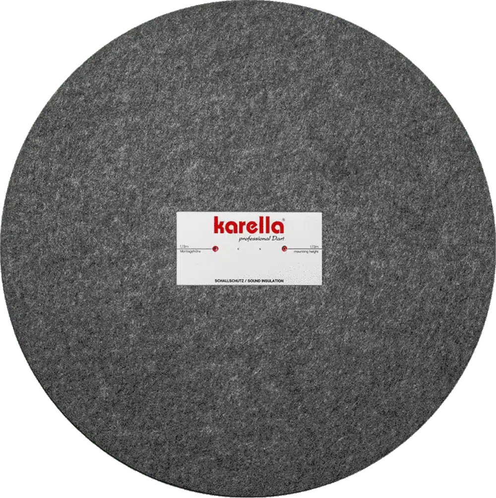 Karella Schallschutz für Steeldartboards mit integriertem Surround