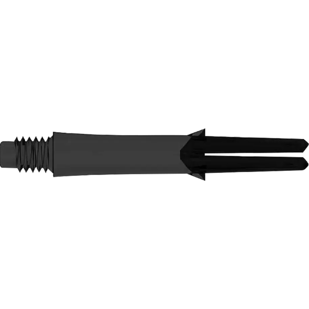 L-Style Locked Straight Shafts Transparent Schwarz – 190