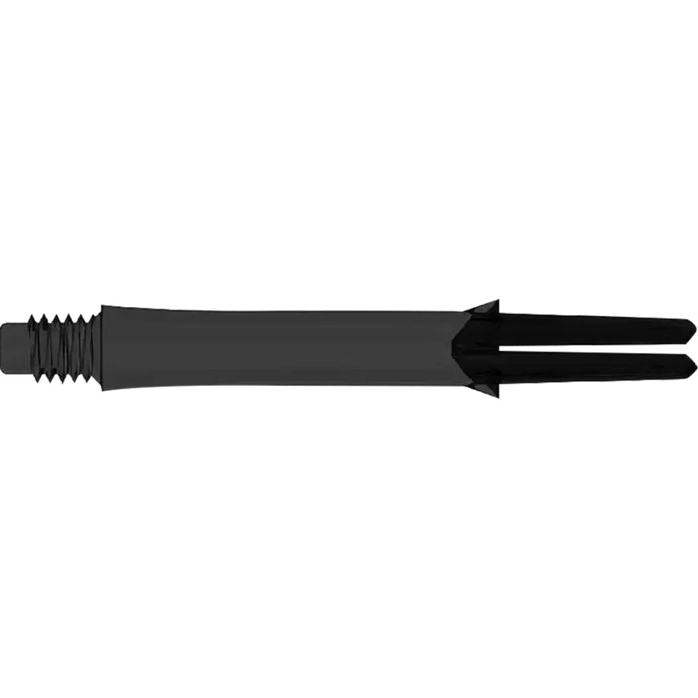 L-Style Locked Straight Shafts Transparent Schwarz