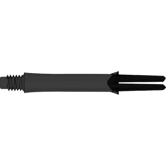 L-Style Locked Straight Shafts Transparent Schwarz