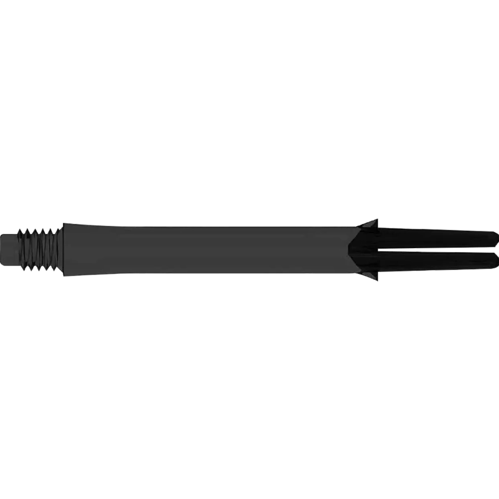 L-Style Locked Straight Shafts Transparent Schwarz – 330