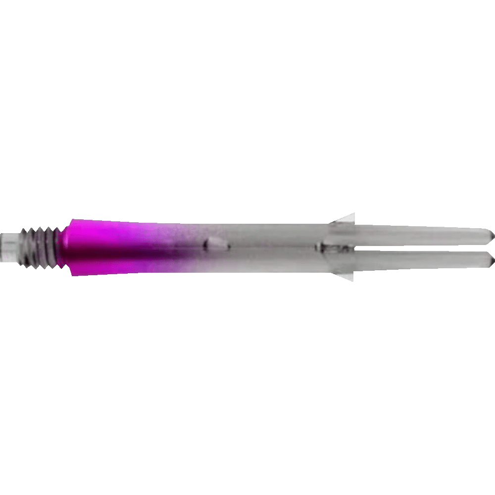 L-Style Locked Straight Two Tone Shafts Schwarz & Pink
