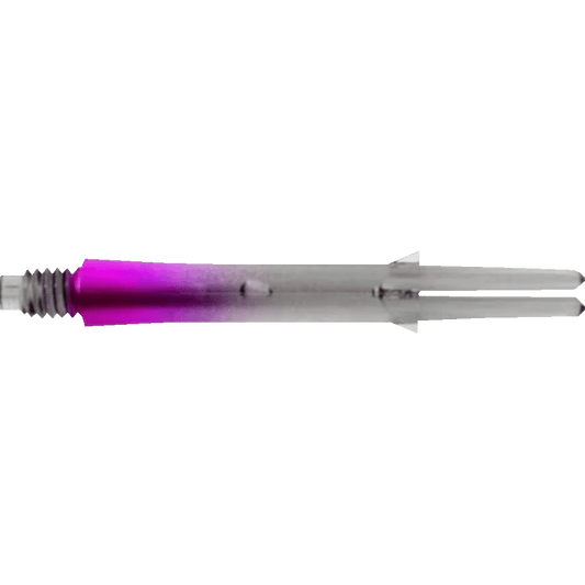 L-Style Locked Straight Two Tone Shafts Schwarz & Pink