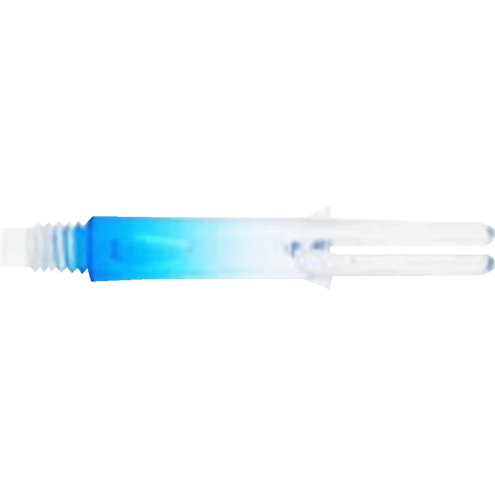L-Style Locked Straight Two Tone Shafts Transparent Blau – 190