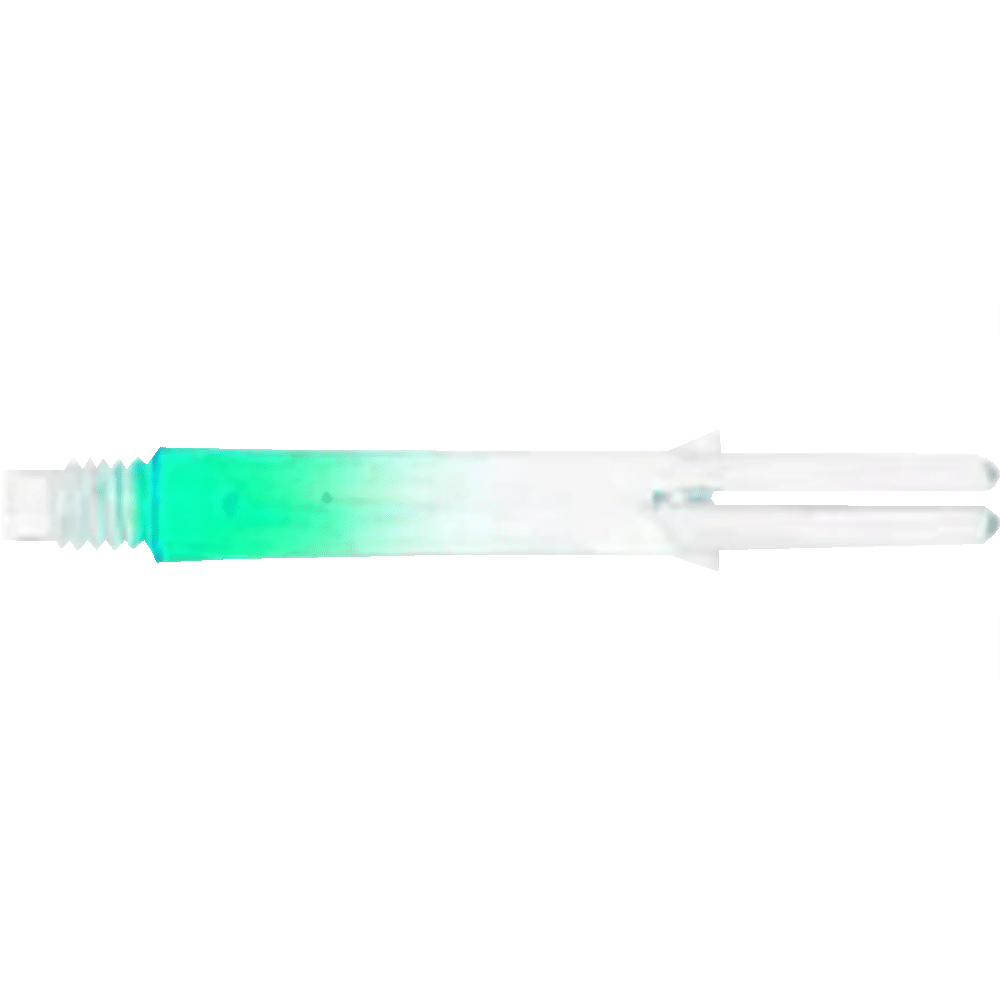 L-Style Locked Straight Two Tone Shafts Transparent Grün