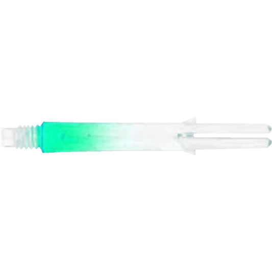 L-Style Locked Straight Two Tone Shafts Transparent Grün