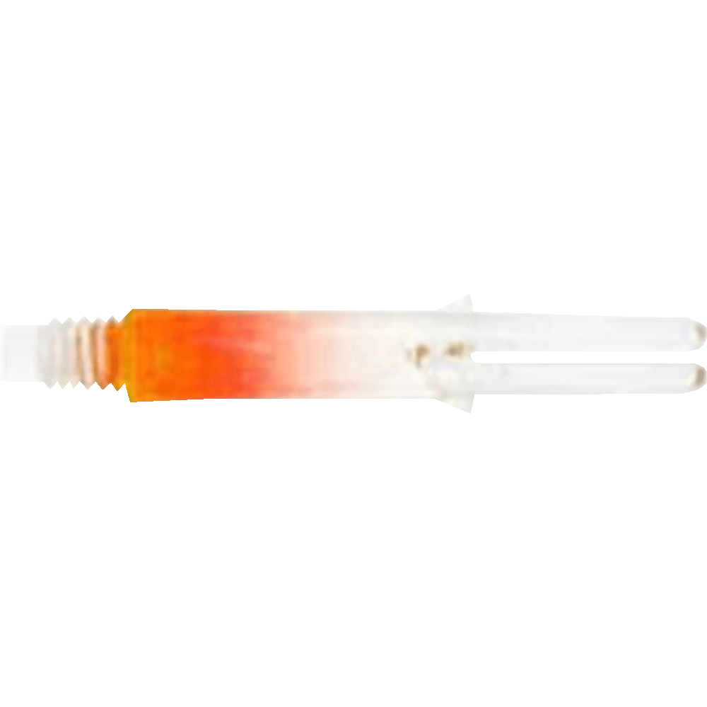 L-Style Locked Straight Two Tone Shafts Transparent Orange – 190