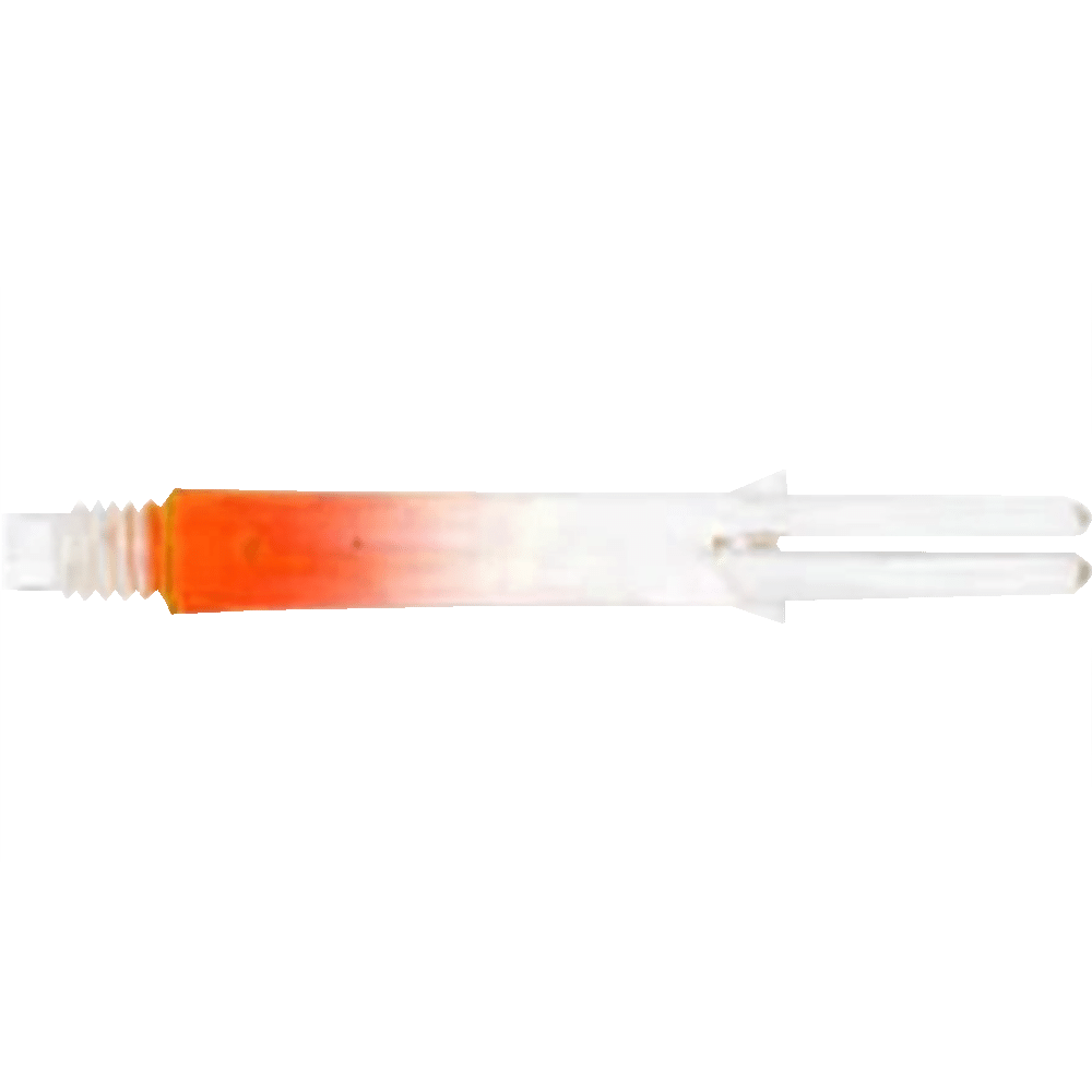 L-Style Locked Straight Two Tone Shafts Transparent Orange
