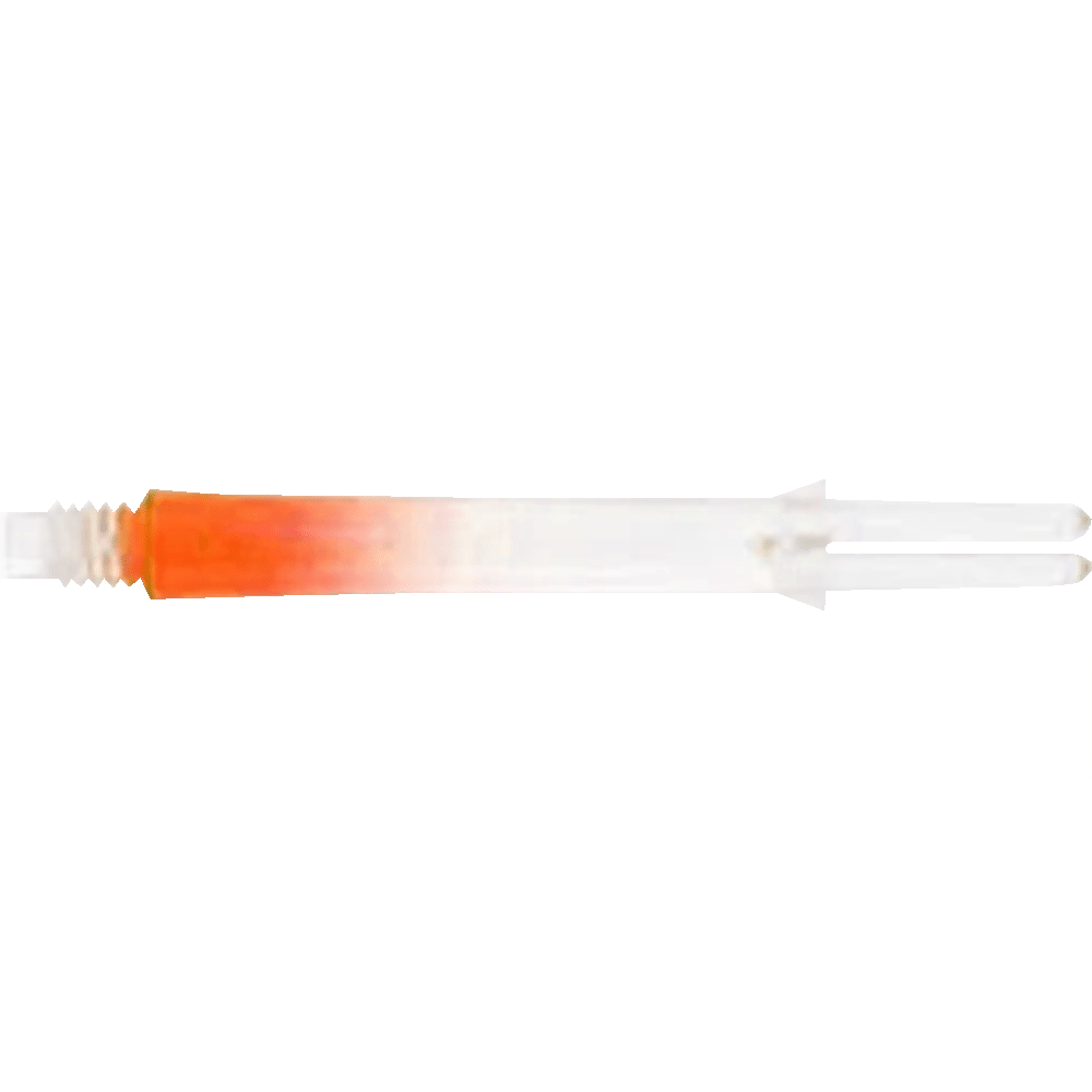 L-Style Locked Straight Two Tone Shafts Transparent Orange – 330