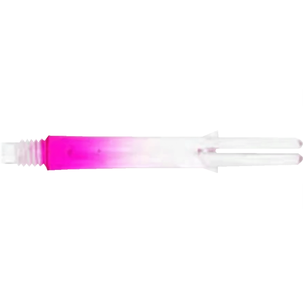 L-Style Locked Straight Two Tone Shafts Transparent Pink