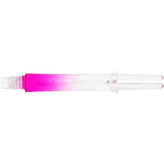 L-Style Locked Straight Two Tone Shafts Transparent Pink