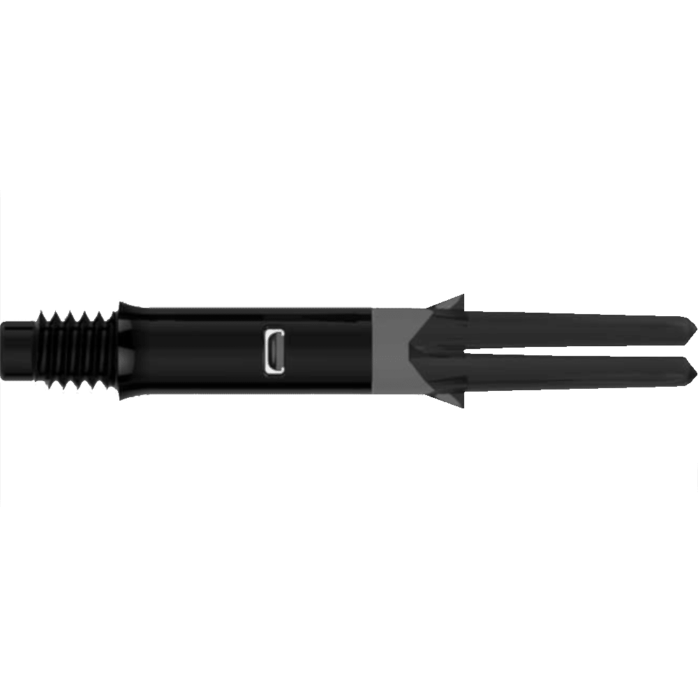 L-Style Silent Straight Shafts Schwarz – 190
