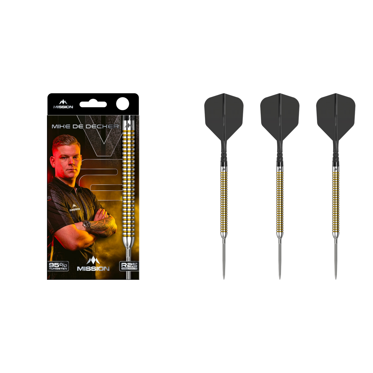 Mission Mike De Decker V2 R2.5 Steeldart 95%