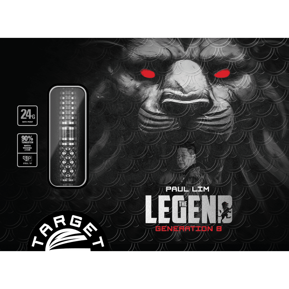 Target Japan Paul Lim The Legend G8 Swiss Point Steeldart 95%