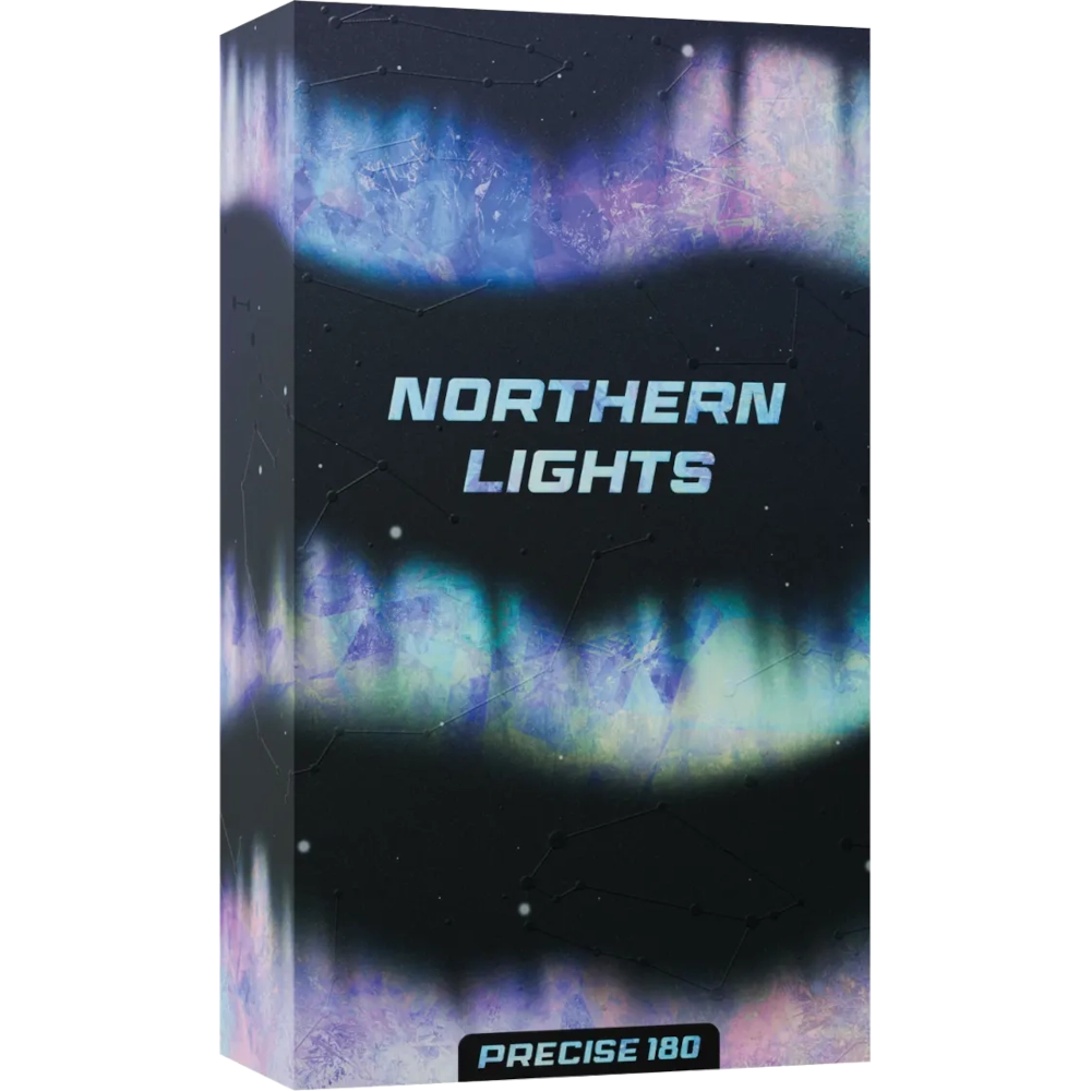 Precise 180 Northern Lights Steeldart 90%
