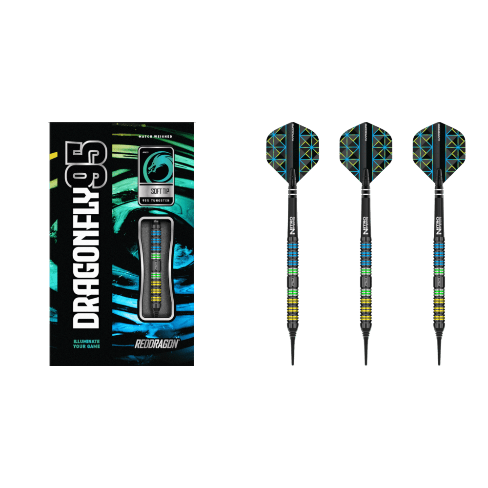 Red Dragon Dragonfly95 Soft Tip Darts 90%
