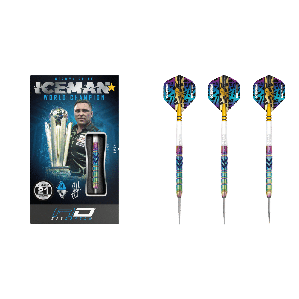 Red Dragon Gerwyn Price "Iceman" Ionic Steeldart 90%