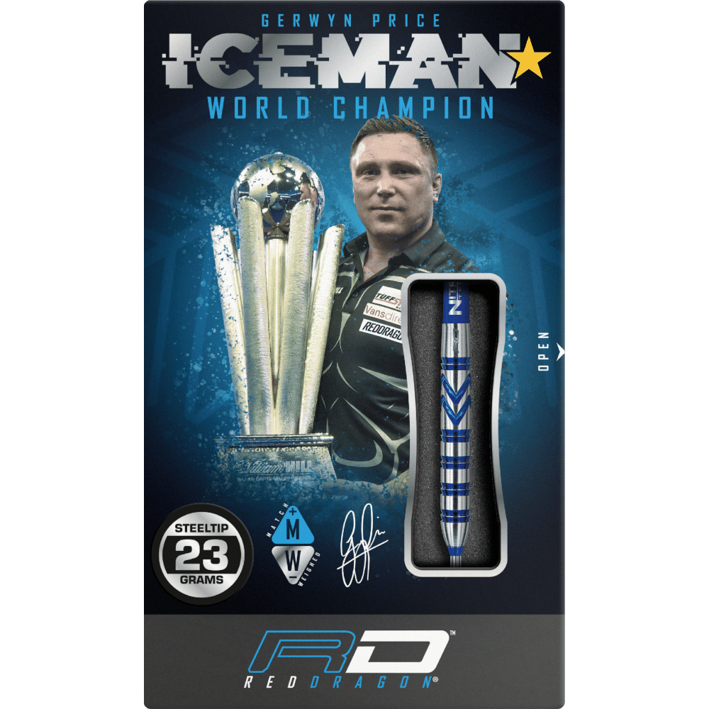 Red Dragon Gerwyn Price "Iceman" Steeldart 90%