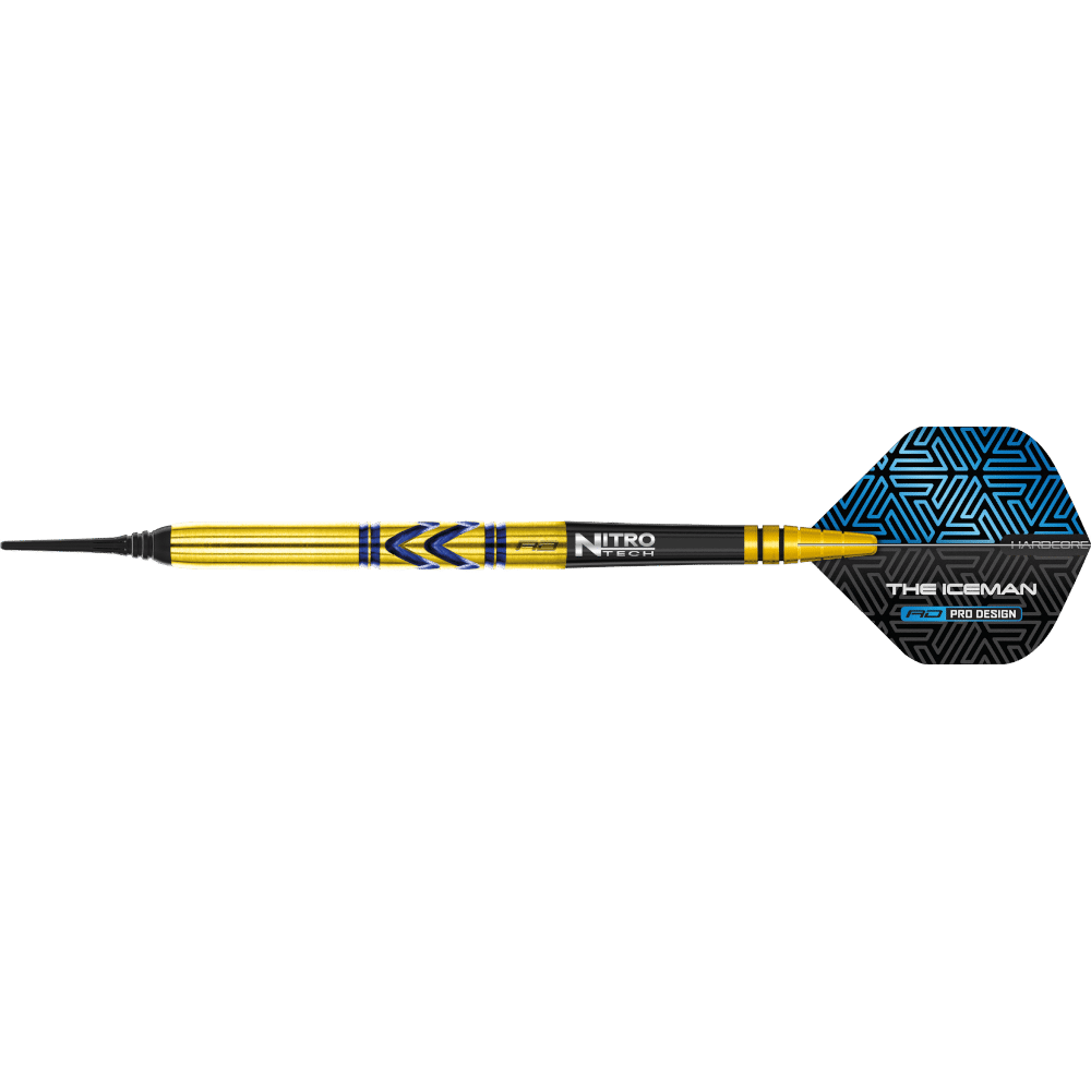 Red Dragon Gerwyn Price "Iceman" Avalanche Pro Gold Softdart 90%