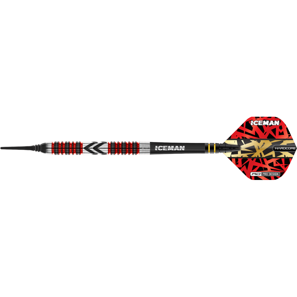 Red Dragon Gerwyn Price "Iceman" Firebird Soft Tip Dart 90%