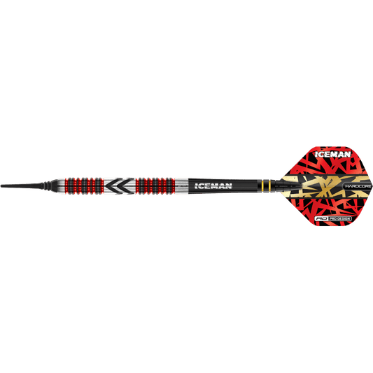 Red Dragon Gerwyn Price "Iceman" Firebird Soft Tip Dart 90%