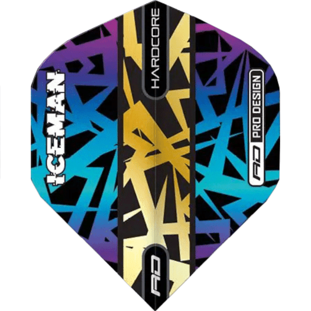 Red Dragon Hardcore Gerwyn Price Iceman Rainbow Standard Flight
