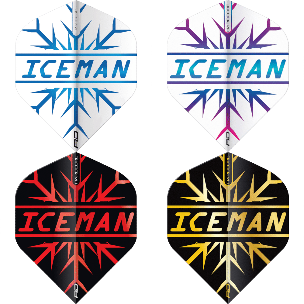 Red Dragon Hardcore Gerwyn Price Iceman Snowflake Standard Flight