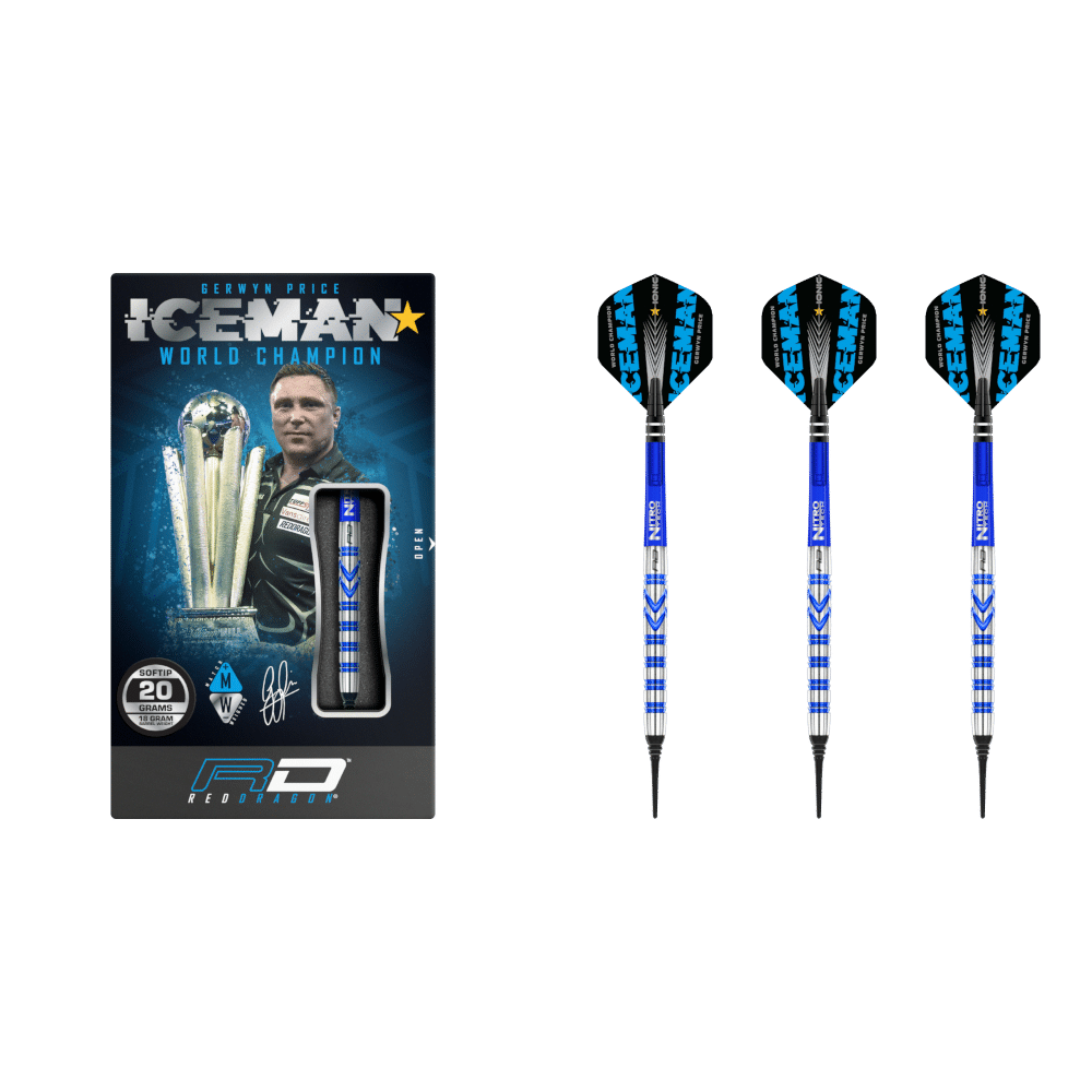 Red Dragon Gerwyn Price "Iceman" Softdart 90%