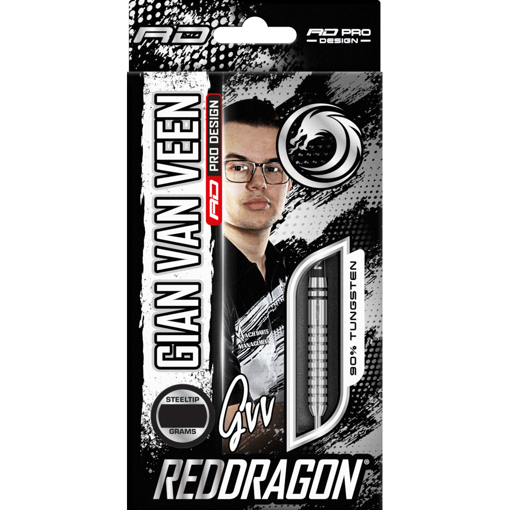 Red Dragon Gian van Veen Diamond Steeldart 90%