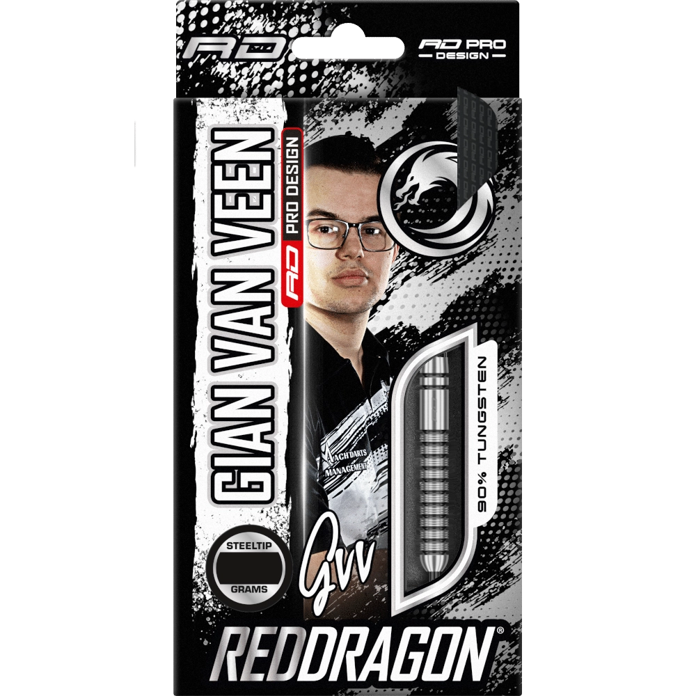 Red Dragon Gian Van Veen Steel Dart 90%
