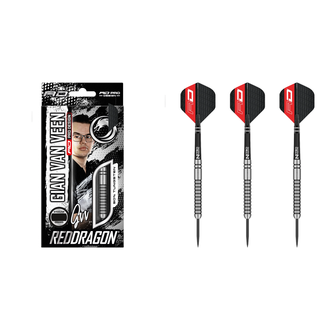 Red Dragon Gian Van Veen Steel Dart 90%