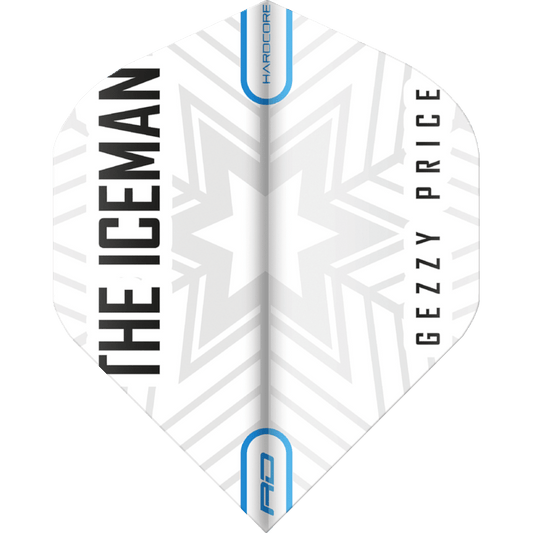 Red Dragon Hardcore Gerwyn Price Iceman Snowflake Standard Flight