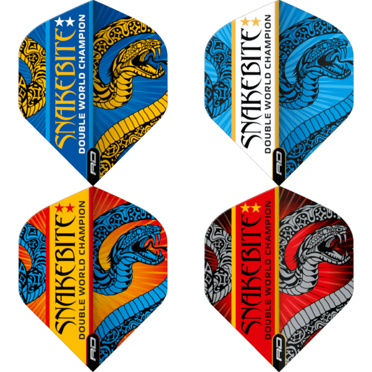 Red Dragon Hardcore Peter Wright Snakebite Double World Champion Standard Flight