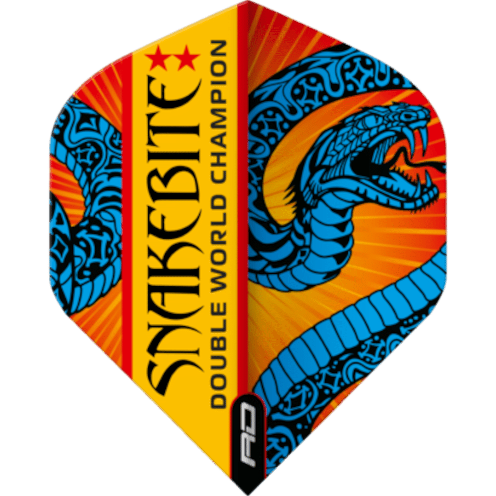 Red Dragon Hardcore Peter Wright Snakebite Double World Champion Standard Flight