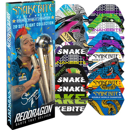 Red Dragon Hardcore Peter Wright Snakebite Flight Pack