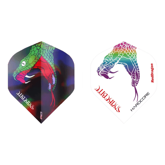 Red Dragon Hardcore Peter Wright Snakebite Holographic Standard Flight