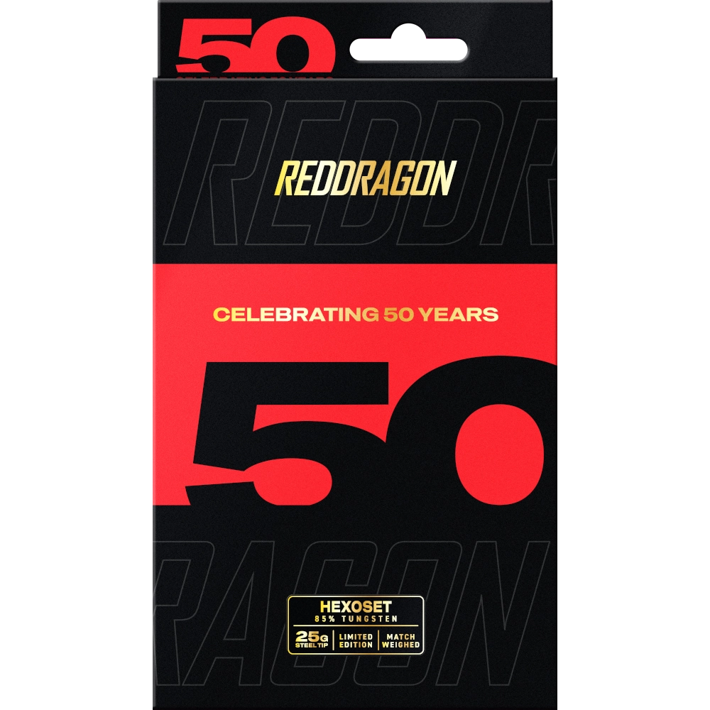 Red Dragon Hexoset 3 Steel Tip Darts 85%