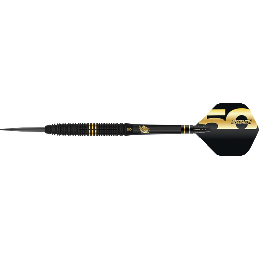 Red Dragon Jonny Clayton 50 Year Limited Edition Steeldart 90%