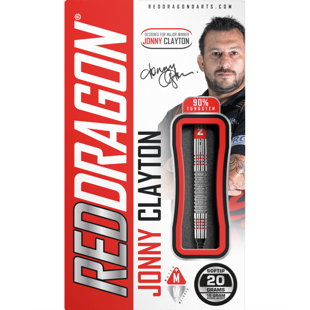 Red Dragon Jonny Clayton Element Soft Tip Darts 90%