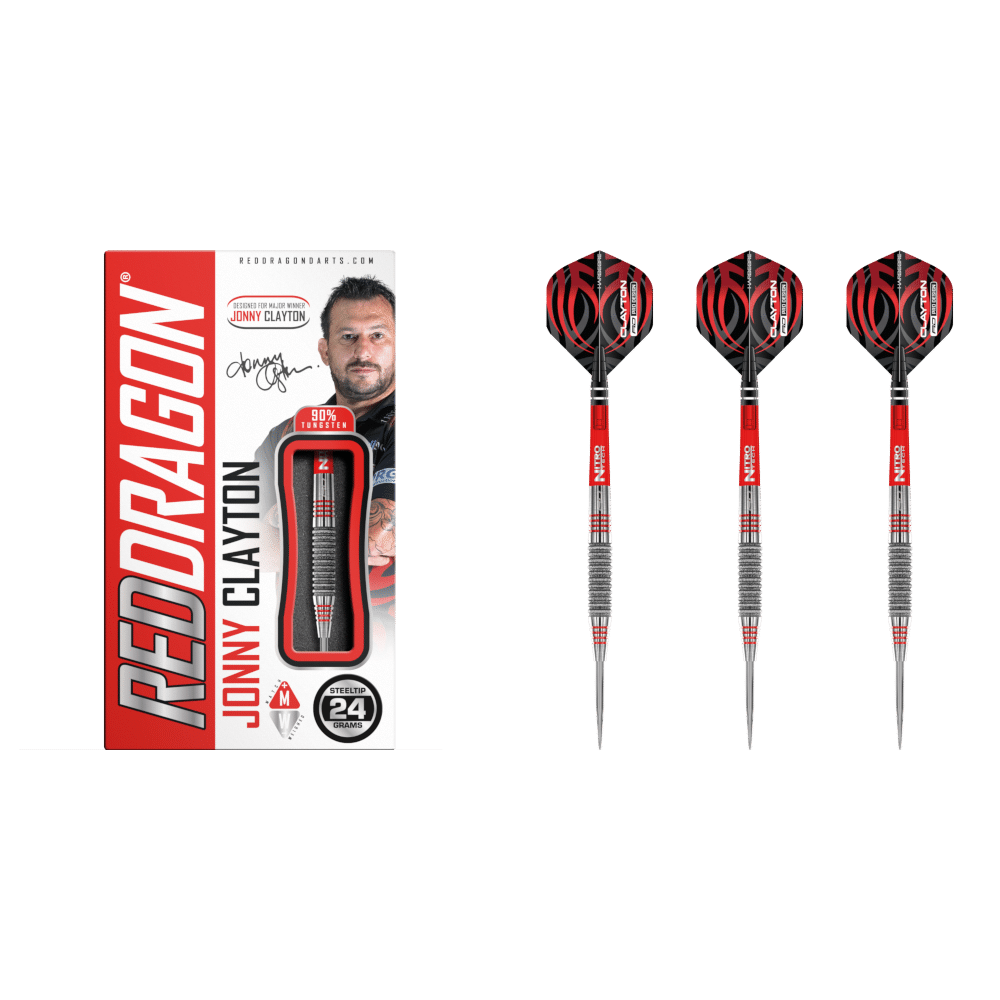 Red Dragon Jonny Clayton Element Steeldart 90%